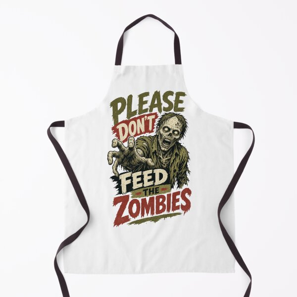 Item preview, Please Don’t Feed the Zombies | Funny Halloween Zombie Horror Design designed and sold by Fragy72.