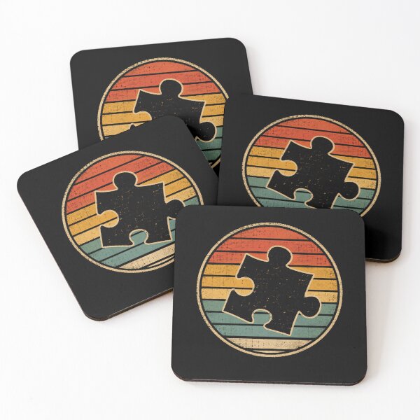 Item preview, Autism Awareness Vintage 70s 80s Autism Puzzle  designed and sold by Moizento.