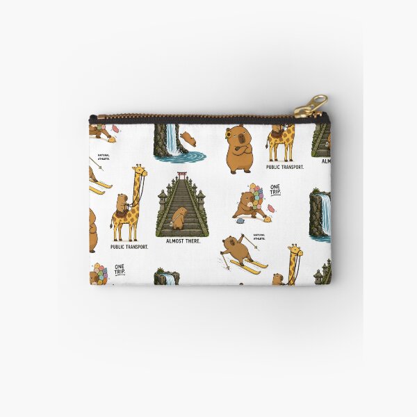 Item preview, Capybara Survival Kit – Funny Deadpan Capybara Sticker Pack designed and sold by LazyPaw Design.