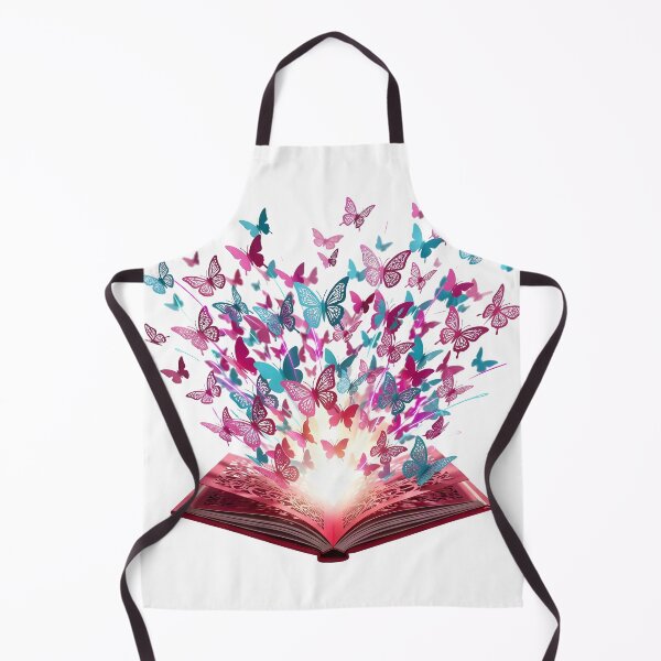 Item preview, Magical Red Book with Colorful Butterflies designed and sold by Marcu Ioachim.