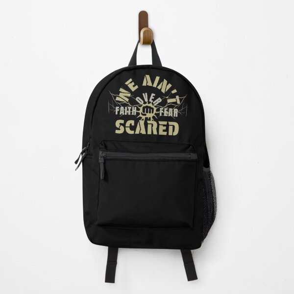 Item preview, We Ain't Scared Faith Over Fear Christian Streetwear designed and sold by Bezuiden.