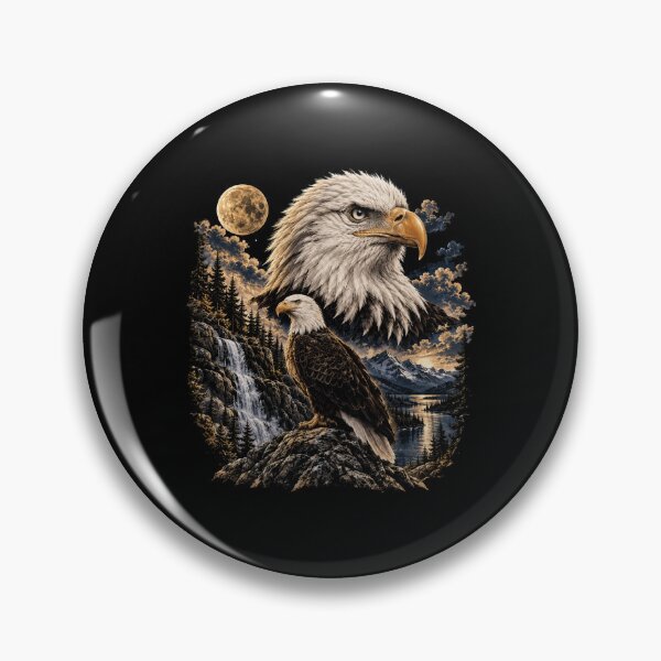 Item preview, Jackie The Eagle, Big Bear Eagle Lover Memorial designed and sold by WildHeartsStore.