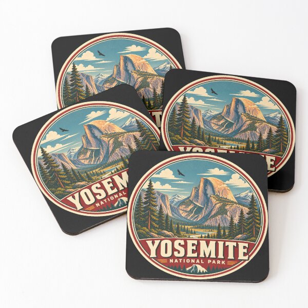 Item preview, Yosemite National Park Vintage Travel Sticker designed and sold by WAUZ.