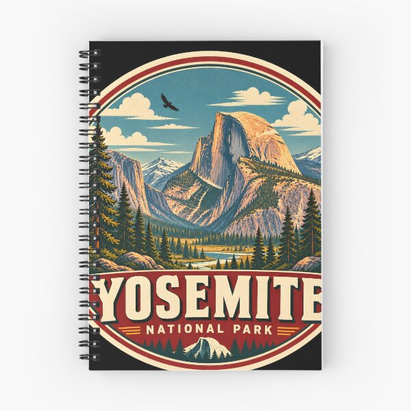 Item preview, Yosemite National Park Vintage Travel Sticker designed and sold by WAUZ.