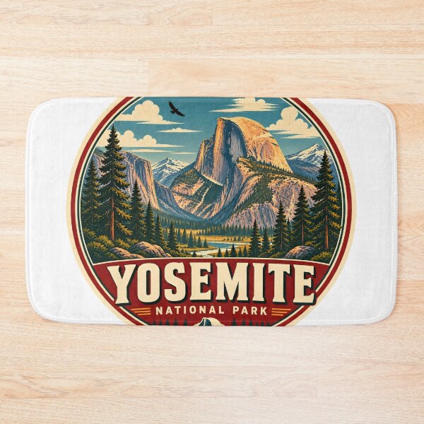 Item preview, Yosemite National Park Vintage Travel Sticker designed and sold by WAUZ.