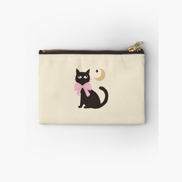 Item preview, Cute Black Cat Pink Bow Halloween designed and sold by GemsAnatomy.