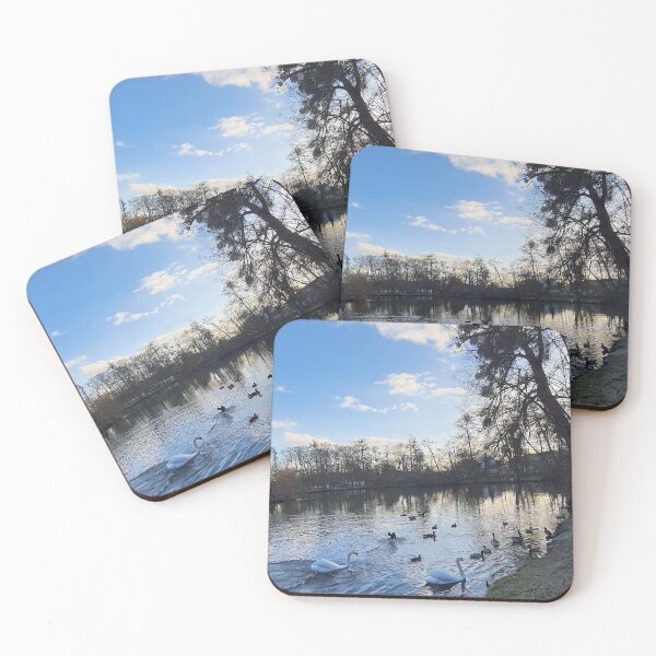 Item preview, Peaceful Swan on a Serene Lake  designed and sold by EmberEchoArt.