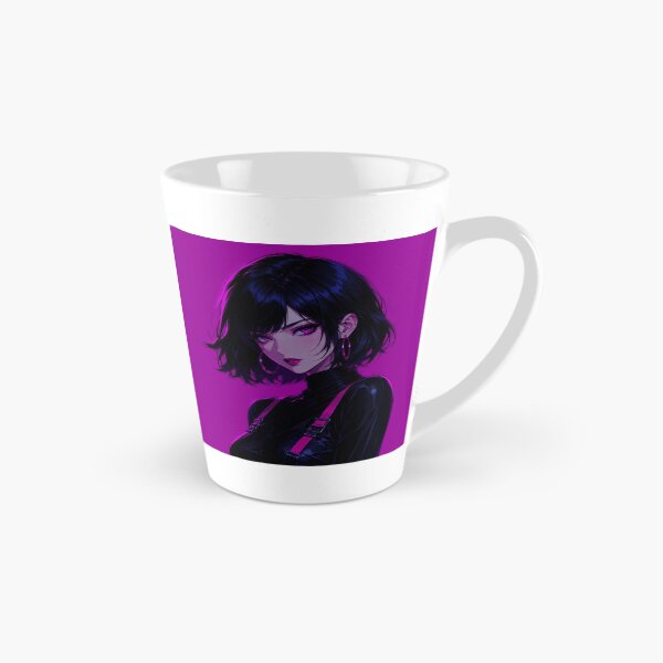 Item preview, Violet Noir Cyberpunk Portrait designed and sold by ZenOtaku Lab.