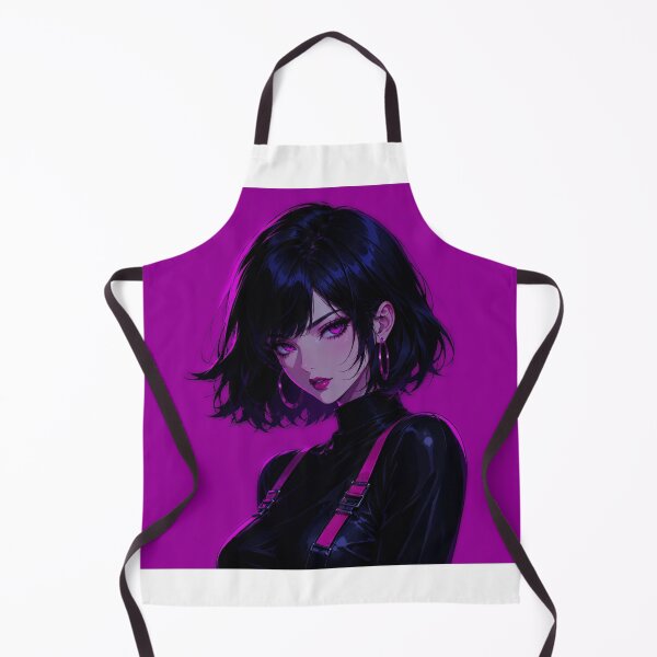 Item preview, Violet Noir Cyberpunk Portrait designed and sold by ZenOtaku Lab.