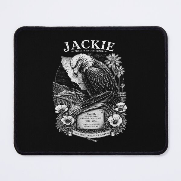 Item preview, Jackie Bald Eagle Memorial, Forever Flying High 2012 2026 designed and sold by WildHeartsStore.