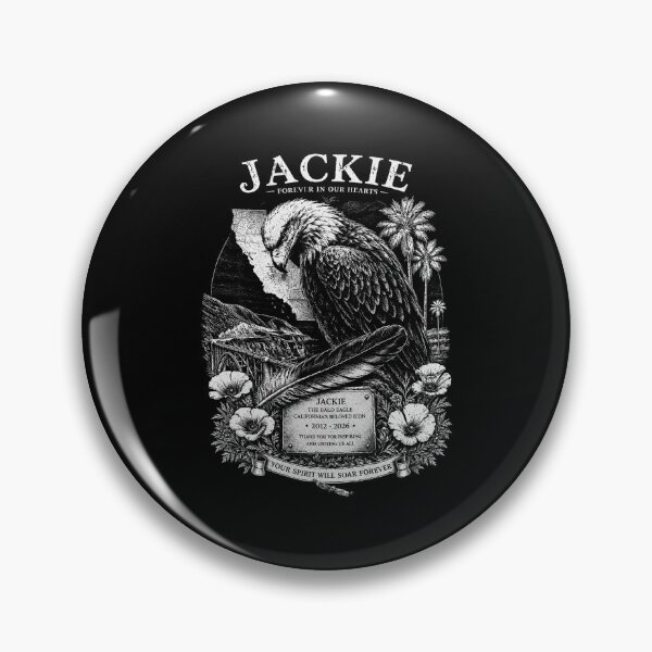 Item preview, Jackie Bald Eagle Memorial, Forever Flying High 2012 2026 designed and sold by WildHeartsStore.