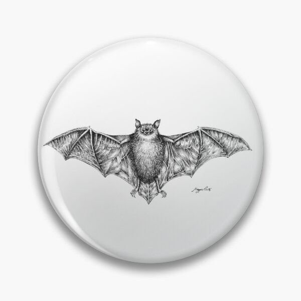 Item preview, Common Pipistrelle Bat Illustration designed and sold by Magpie Prints.
