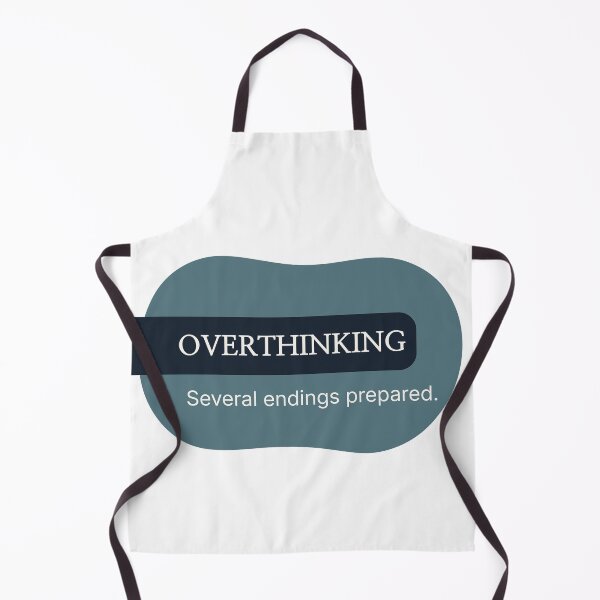 Item preview, Overthinking Typography Minimal Illustration designed and sold by Soul Path Studio.