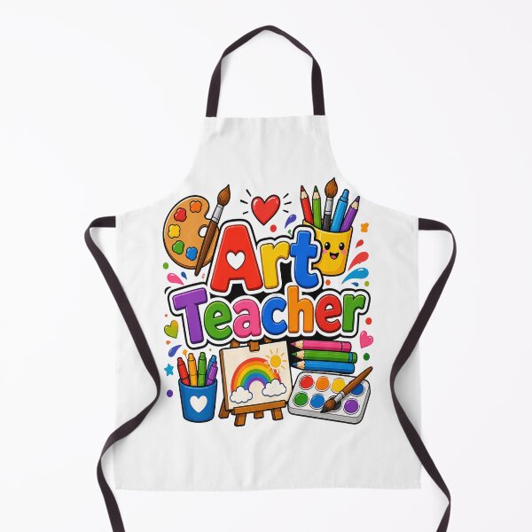 Item preview, Cute Art Teacher Rainbow Back To School Educator Gift designed and sold by shemodas.