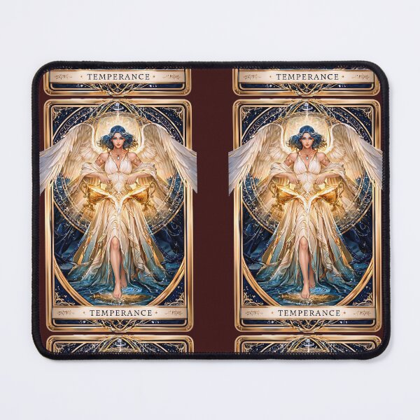 Item preview, Temperance Tarot Angel Water Alchemy designed and sold by MythicMood.