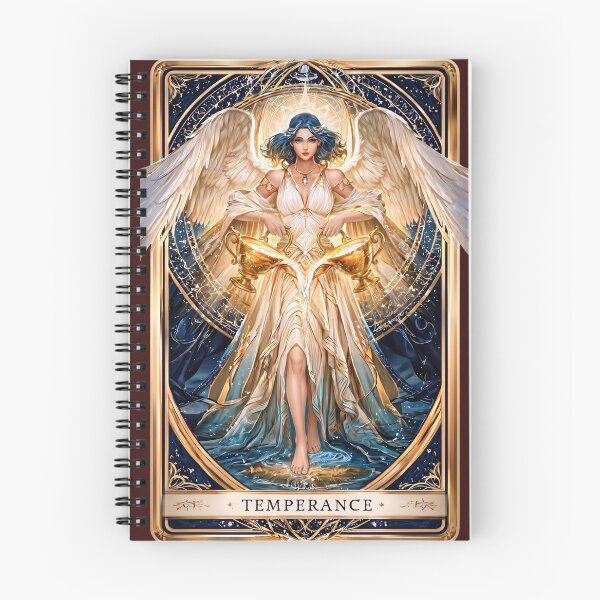 Item preview, Temperance Tarot Angel Water Alchemy designed and sold by MythicMood.