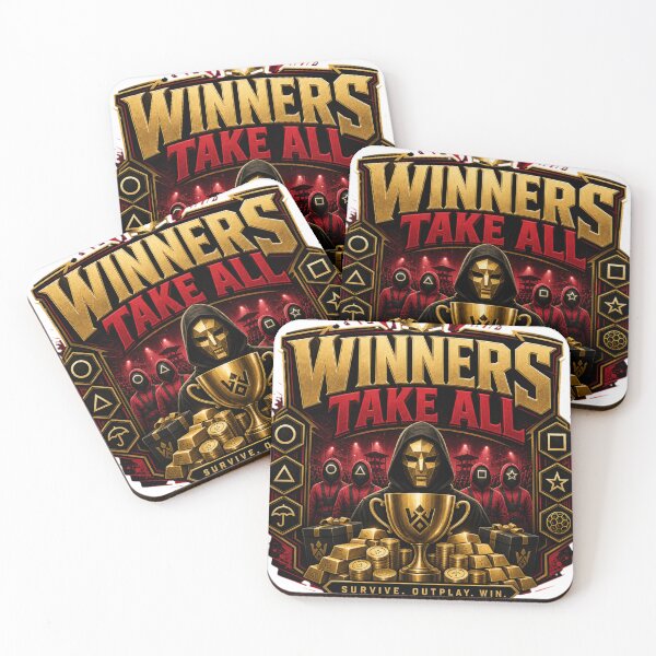 Item preview, Winners Take All | Bold Motivational Champion Typography T-Shirt designed and sold by rushaib.