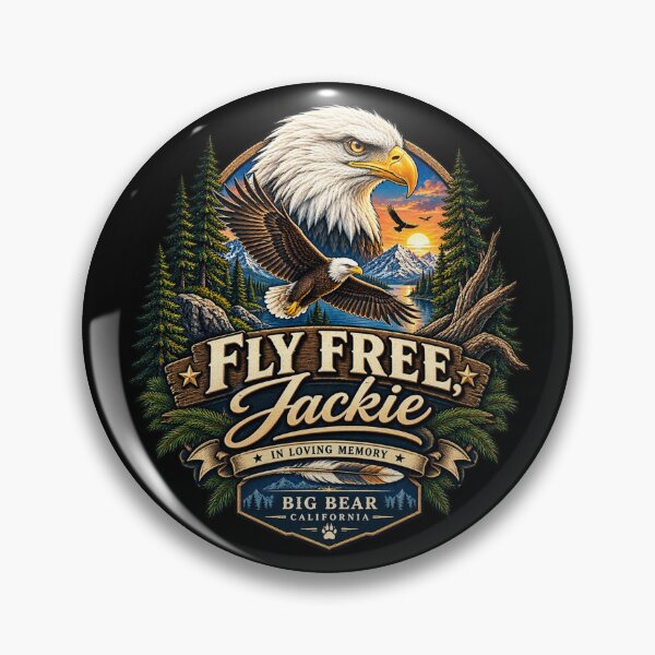 Item preview, Jackie Forever Our Queen Bald Eagle Memorial Tribute designed and sold by CirceRavens.