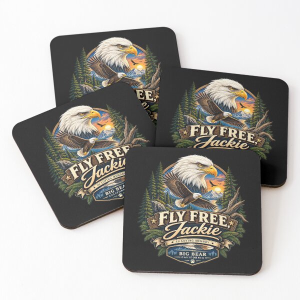 Item preview, Jackie Forever Our Queen Bald Eagle Memorial Tribute designed and sold by CirceRavens.