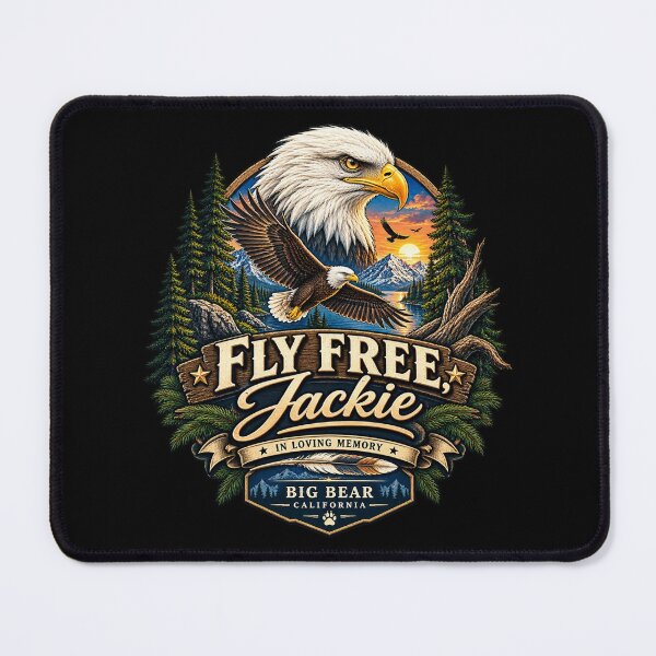 Item preview, Jackie Forever Our Queen Bald Eagle Memorial Tribute designed and sold by CirceRavens.