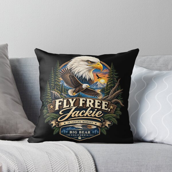 Item preview, Jackie Forever Our Queen Bald Eagle Memorial Tribute designed and sold by CirceRavens.