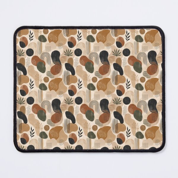 Artikelvorschau, Organic Boho Abstract Shapes Pattern entworfen und verkauft von Donartpictures.