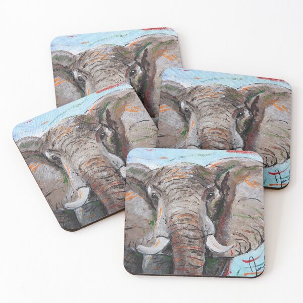 Item preview, Rainbow Elephant designed and sold by Yellow Bird Studios.