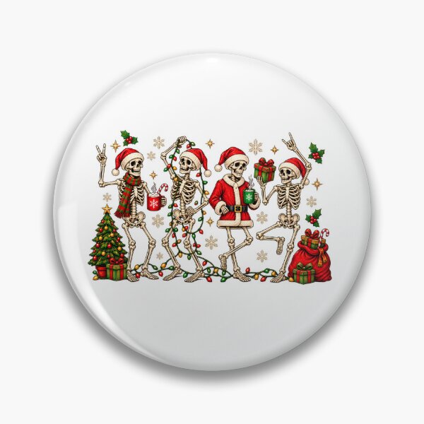 Item preview, Christmas Skeleton T-Shirt – Funny Spooky Santa Skeletons Holiday Shirt designed and sold by ARTwy.