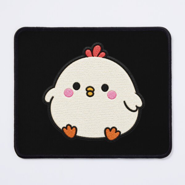 Item preview, Chubby Chicken Kawaii Embroidery Patch Illustration designed and sold by ColorSplash123.