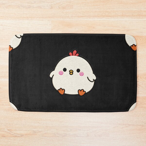 Item preview, Chubby Chicken Kawaii Embroidery Patch Illustration designed and sold by ColorSplash123.