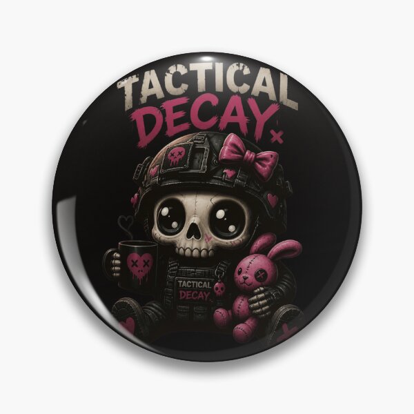 Item preview, Tactical Decay Creepy Cute Skull designed and sold by ERODED SELF.