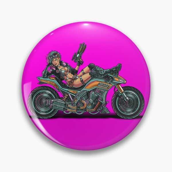 Item preview, Cyberpunk Pin-up designed and sold by Magic-Ynk.