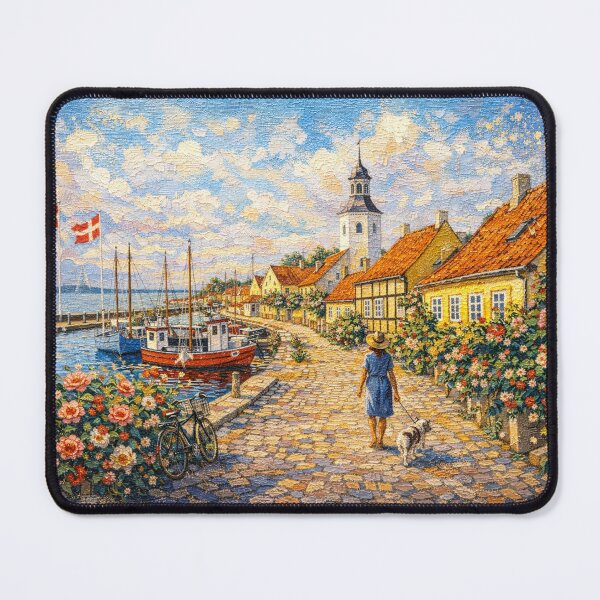 Item preview, A painting of Dragor, Denmark – A Beautiful City in Europe. designed and sold by GalleryKauffeld.