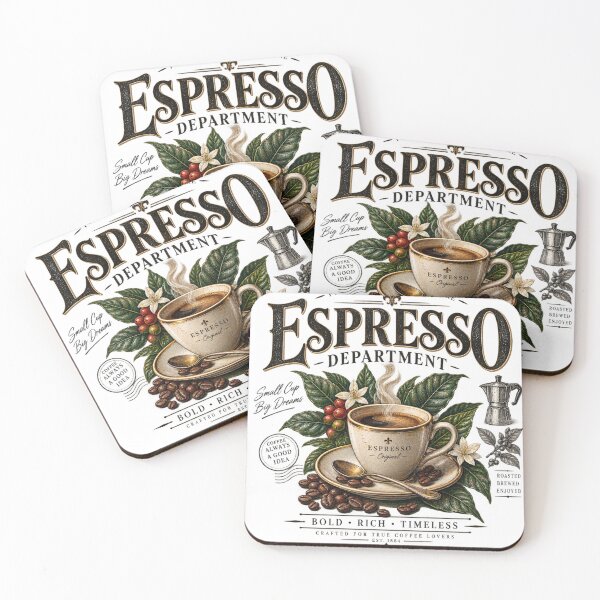 Item preview, ESPRESSO DEPARTMENT designed and sold by Aktarstore.