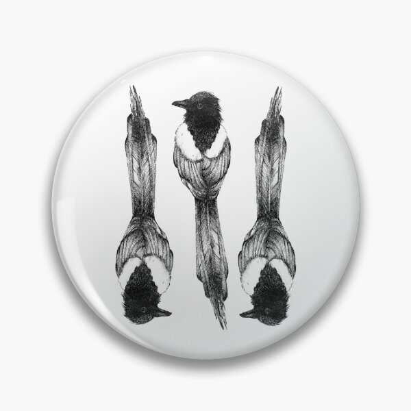 Item preview, Three Magpies Illustration designed and sold by Magpie Prints.