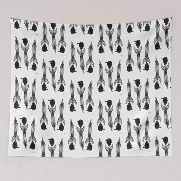 Item preview, Three Magpies Illustration designed and sold by Magpie Prints.