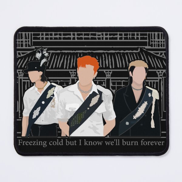 Item preview, Chan, Felix and Hyunjin Thunderous "Freezing cold but I know we'll burn forever" designed and sold by Menna-.