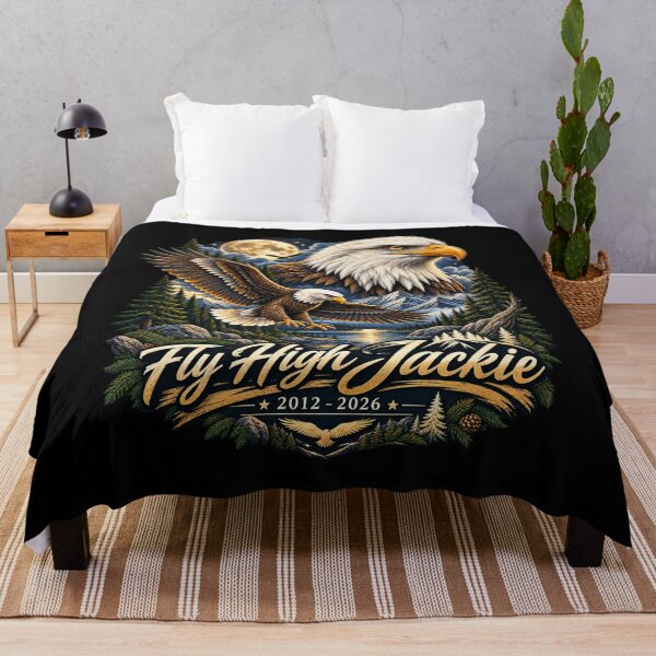 Item preview, Jackie Forever Our Queen Bald Eagle Memorial Tribute designed and sold by CirceRavens.