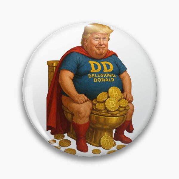 Item preview, Delusional Donald Trump designed and sold by Kathleen M Bush.