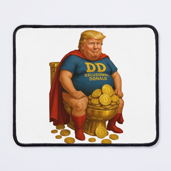 Item preview, Delusional Donald Trump designed and sold by Kathleen M Bush.