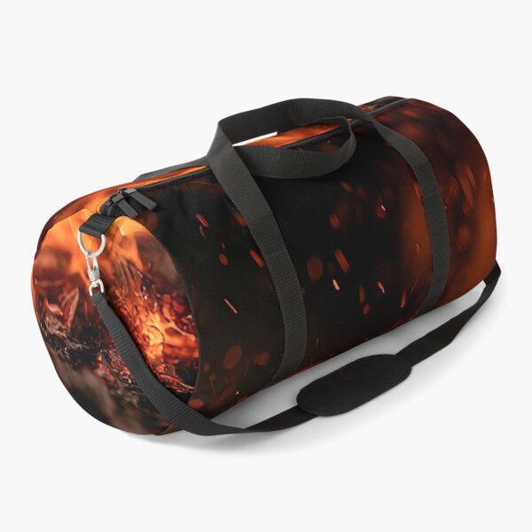 Item preview, Wood Fire Flames Close Up Burning Logs and Fierce Orange Heat designed and sold by Nine Lives Studio.