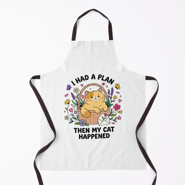 Item preview, I Had A Plan Then My Cat Happened Funny Cat Lover designed and sold by TavellynArt.