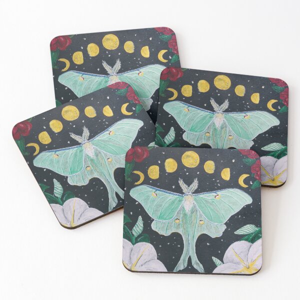 Item preview, Luna Moth in Moon Garden designed and sold by Yellow Bird Studios.