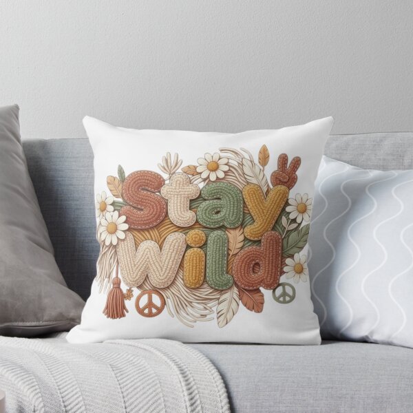Item preview, Stay Wild Boho – Free Spirit Wildflower Hippie Design designed and sold by 4U---Store.