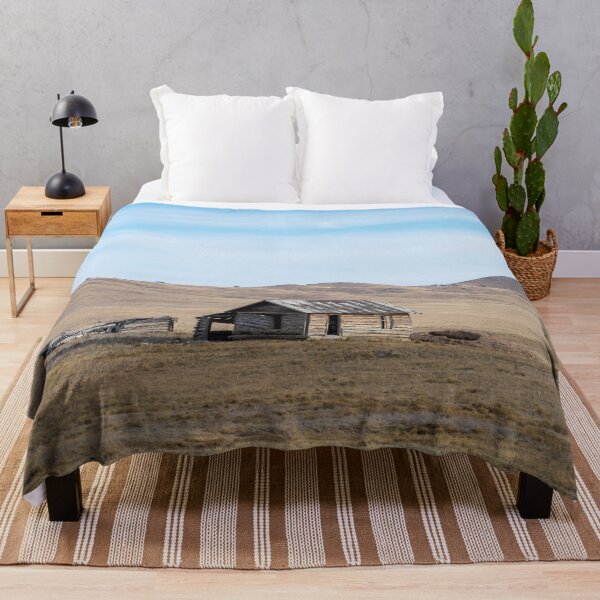 Item preview, Lonely Wooden Cabin on Vast Colorado Prairie Hills designed and sold by KillNFuel.