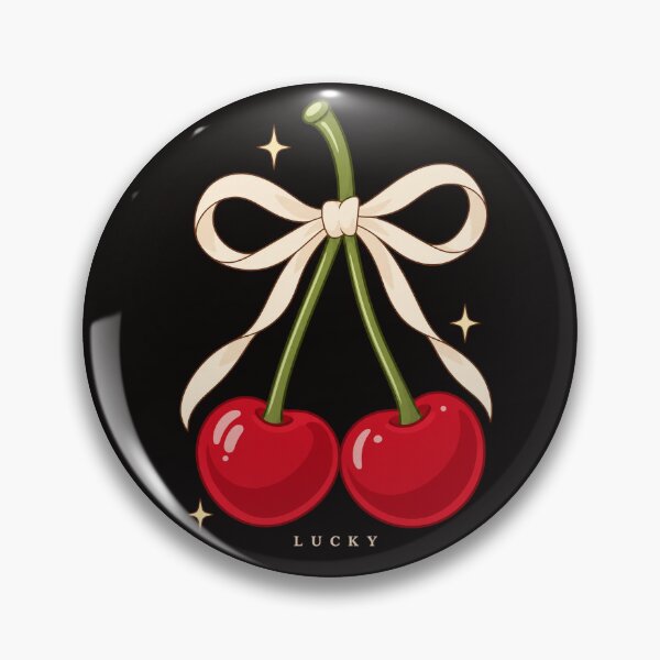 Item preview, Lucky Cherry Minimal Y2K designed and sold by Doodle Souq.