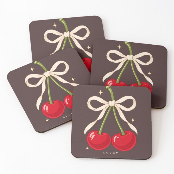 Item preview, Lucky Cherry Minimal Y2K designed and sold by Doodle Souq.