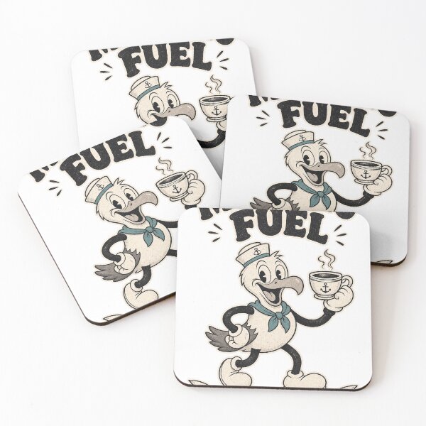 Item preview, Vintage Rubber Hose Seagull Morning Fuel Retro Cartoon T-Shirt designed and sold by KIDEnia.
