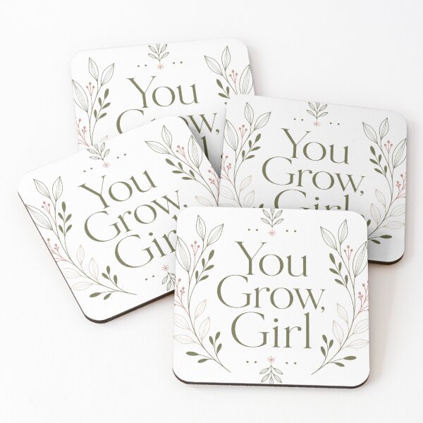 Item preview, You Grow Girl | Funny Plant Lover Gardening Typography T-Shirt designed and sold by rushaib.