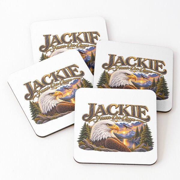 Item preview, Jackie Forever Our Queen Bald Eagle Memorial Tribute designed and sold by CirceRavens.